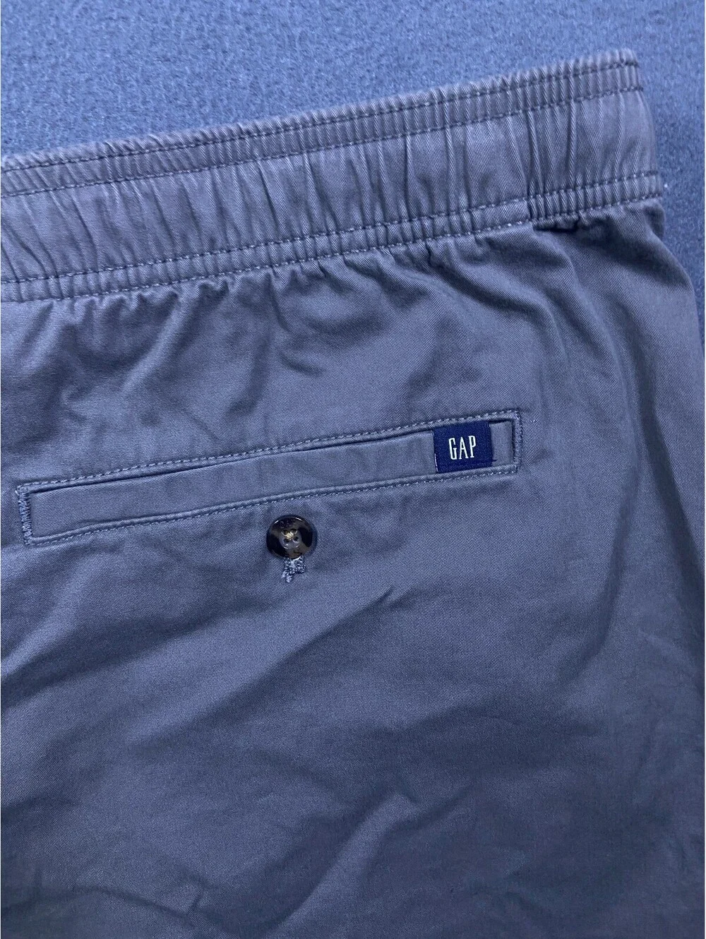 GAP Men's Gray Casual Shorts XXL Elastic Waist Drawstring Beach Comfort